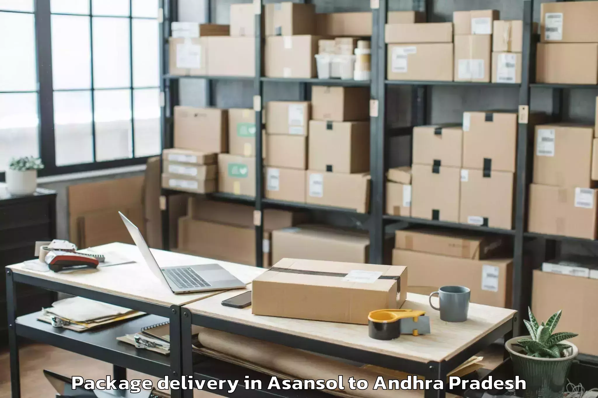 Top Asansol to Kamavarapu Kota Package Delivery Available